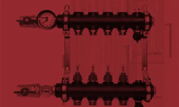 Centrale Positionering van de Vloerverwarming verdeler